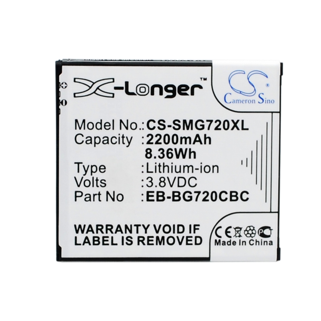 Batterie de téléphone portable Samsung CS-SMG720XL
