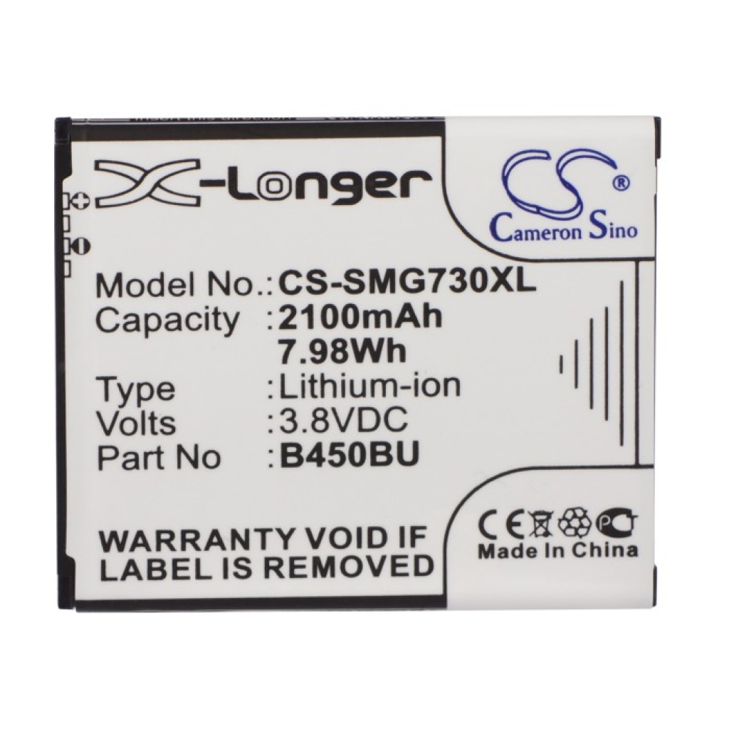 Batterie de téléphone portable Samsung CS-SMG730XL