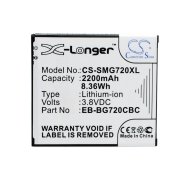 CS-SMG720XL<br />Batterie pour  remplace la batterie EB-BG720CBK