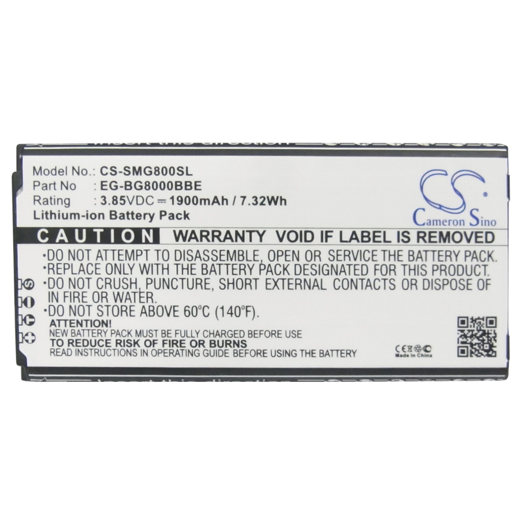 Batterie de téléphone portable Samsung CS-SMG800SL