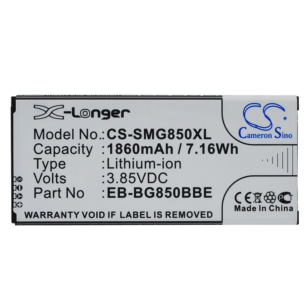 Batterie de téléphone portable Samsung CS-SMG850XL
