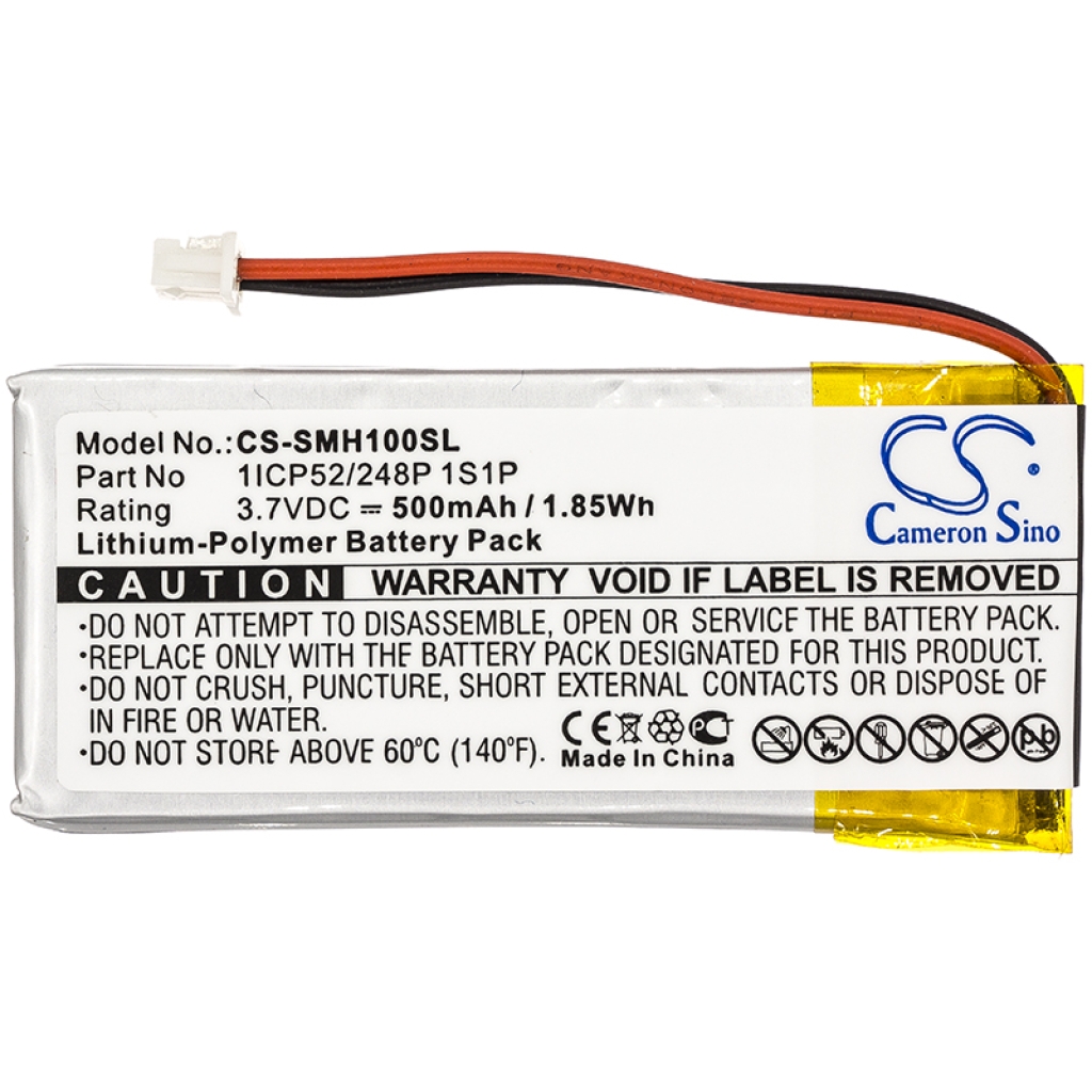 Batterie de casque d'écoute sans fil Sena CS-SMH100SL