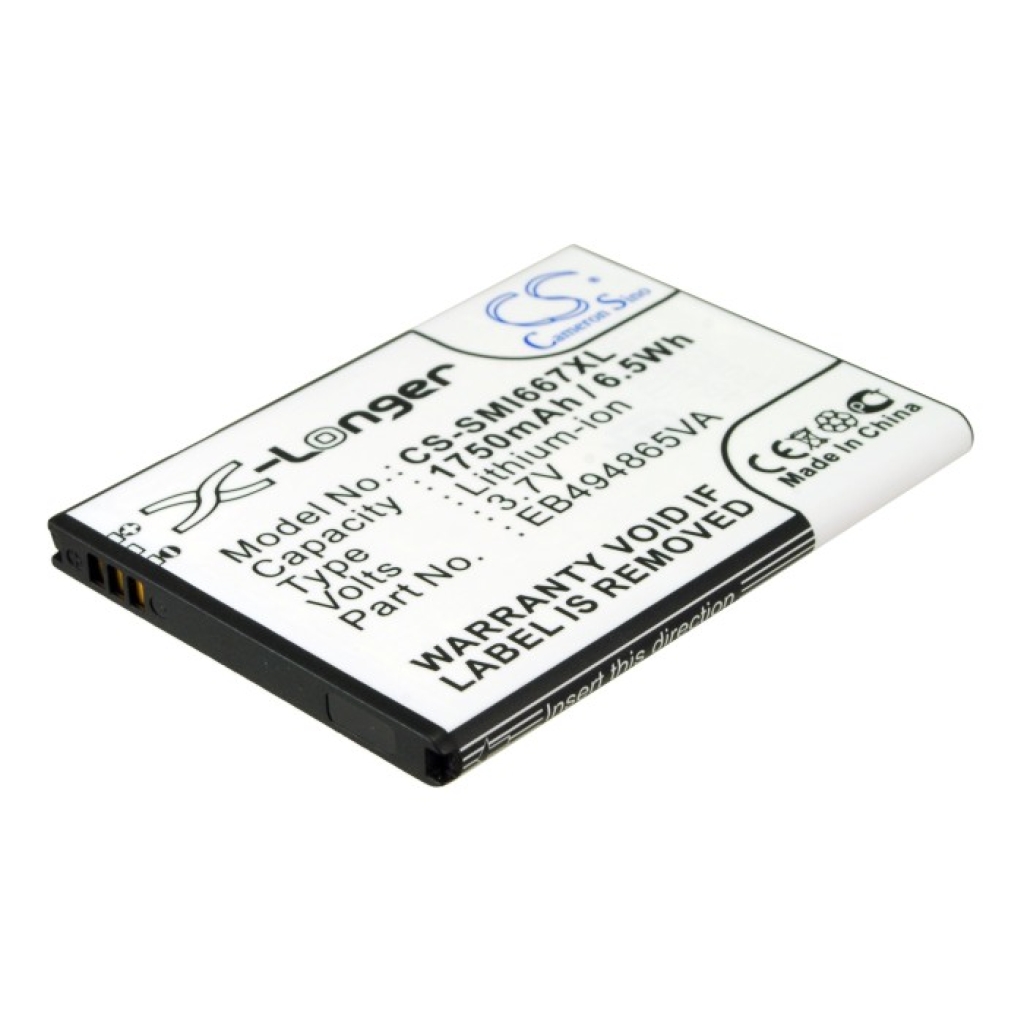 Batterie de téléphone portable Samsung CS-SMI667XL