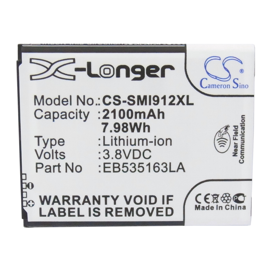 Batterie de téléphone portable Samsung CS-SMI912XL