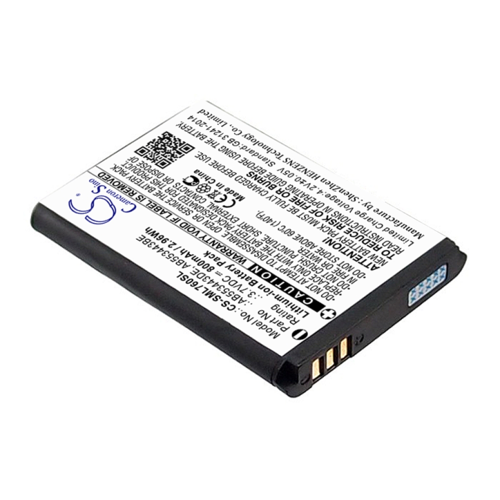 Batterie de téléphone portable Samsung CS-SML760SL