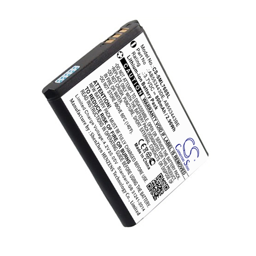 Batterie de téléphone portable Samsung CS-SML760SL