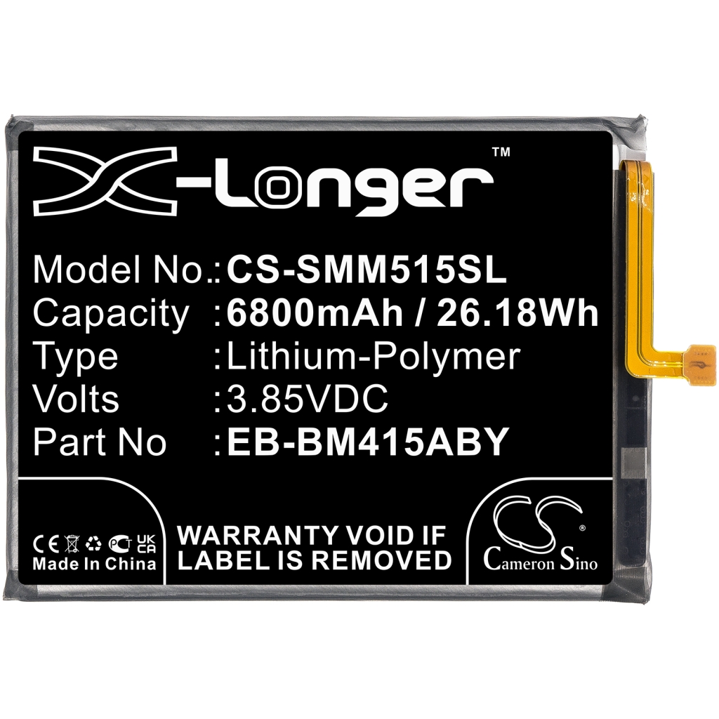 Batterie de téléphone portable Samsung CS-SMM515SL