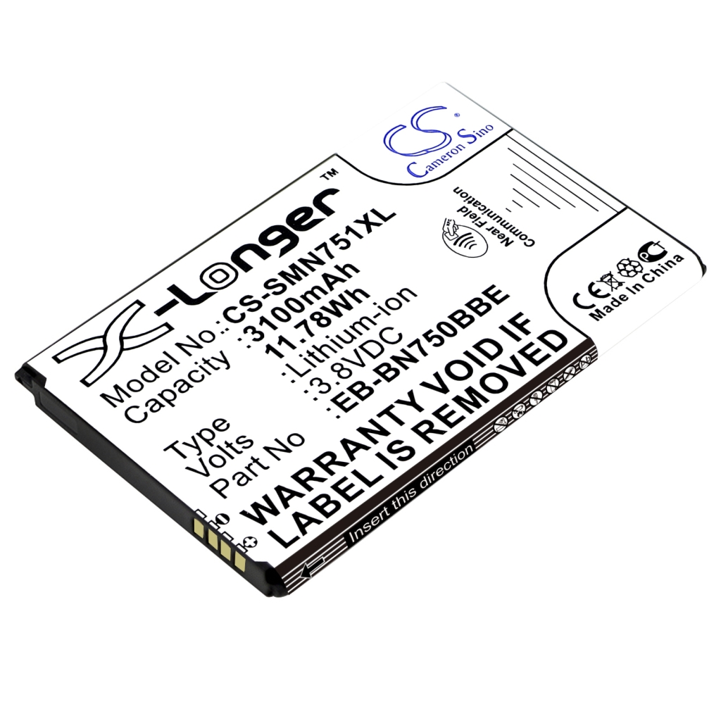 Batterie de téléphone portable Samsung CS-SMN751XL