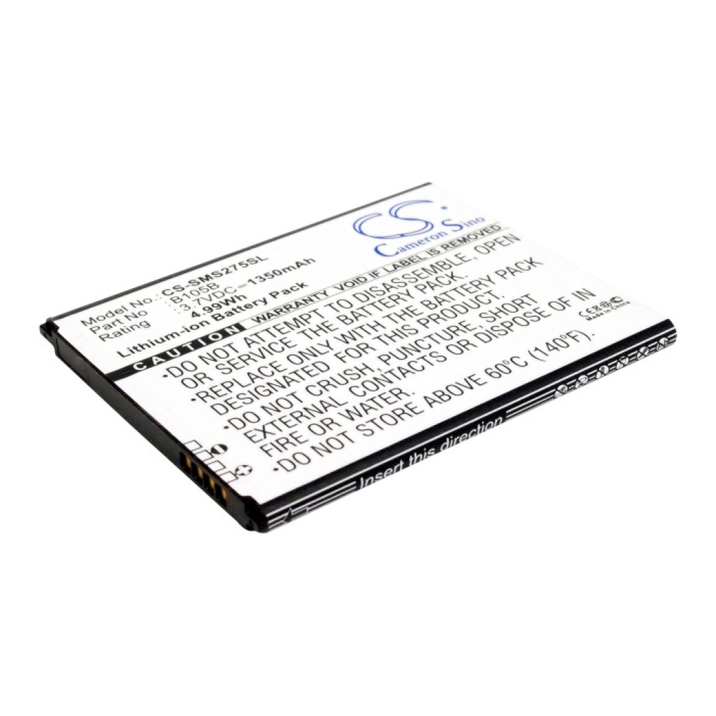 Batterie de téléphone portable Samsung CS-SMS275SL