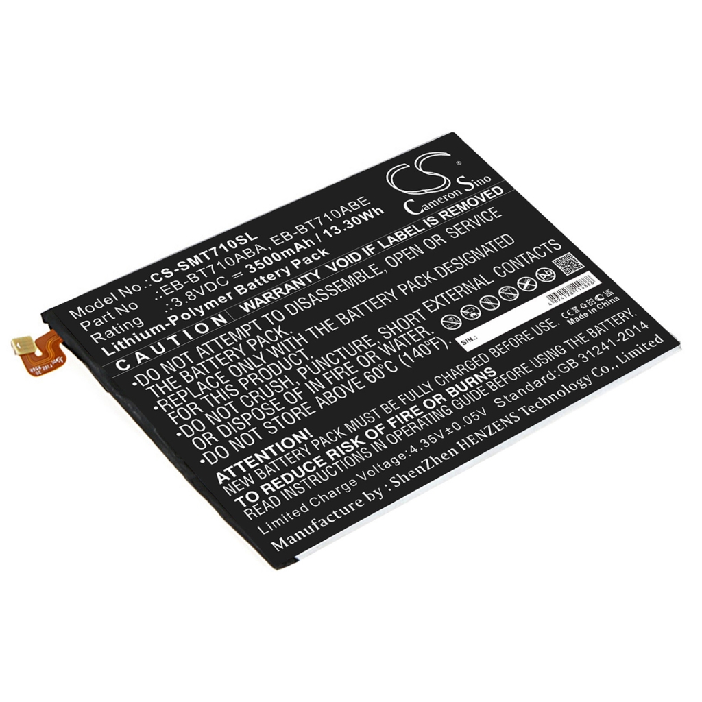 Tablette Batterie Samsung CS-SMT710SL