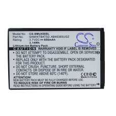 Remplacement de batterie compatible pour Verizon AB463651GZ,AB463651GZBSTD,SAMINTBATS2