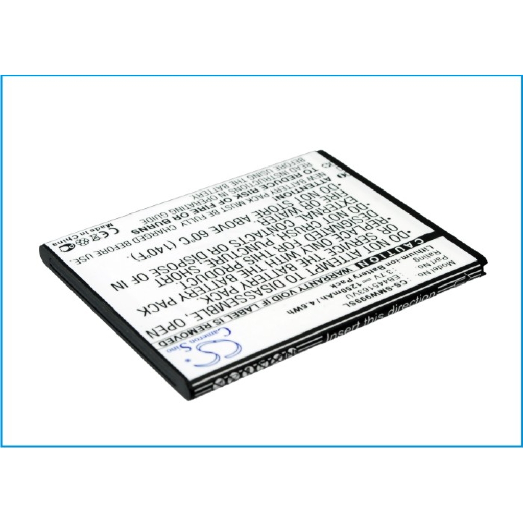 Batterie de téléphone portable Samsung CS-SMW999SL