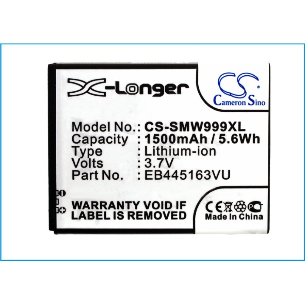 Batterie de téléphone portable Samsung CS-SMW999XL