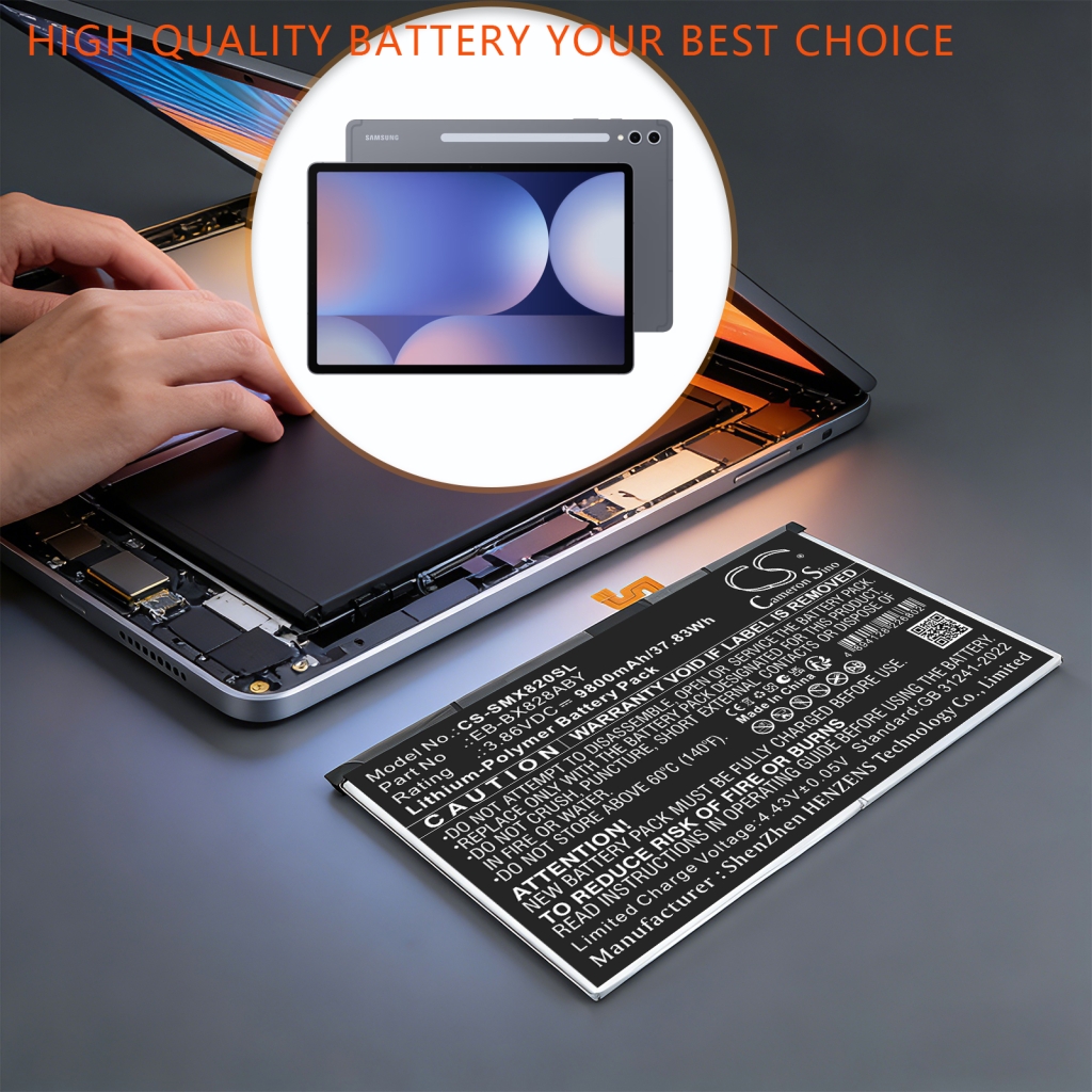 Battery for Samsung Galaxy Tab S10+
