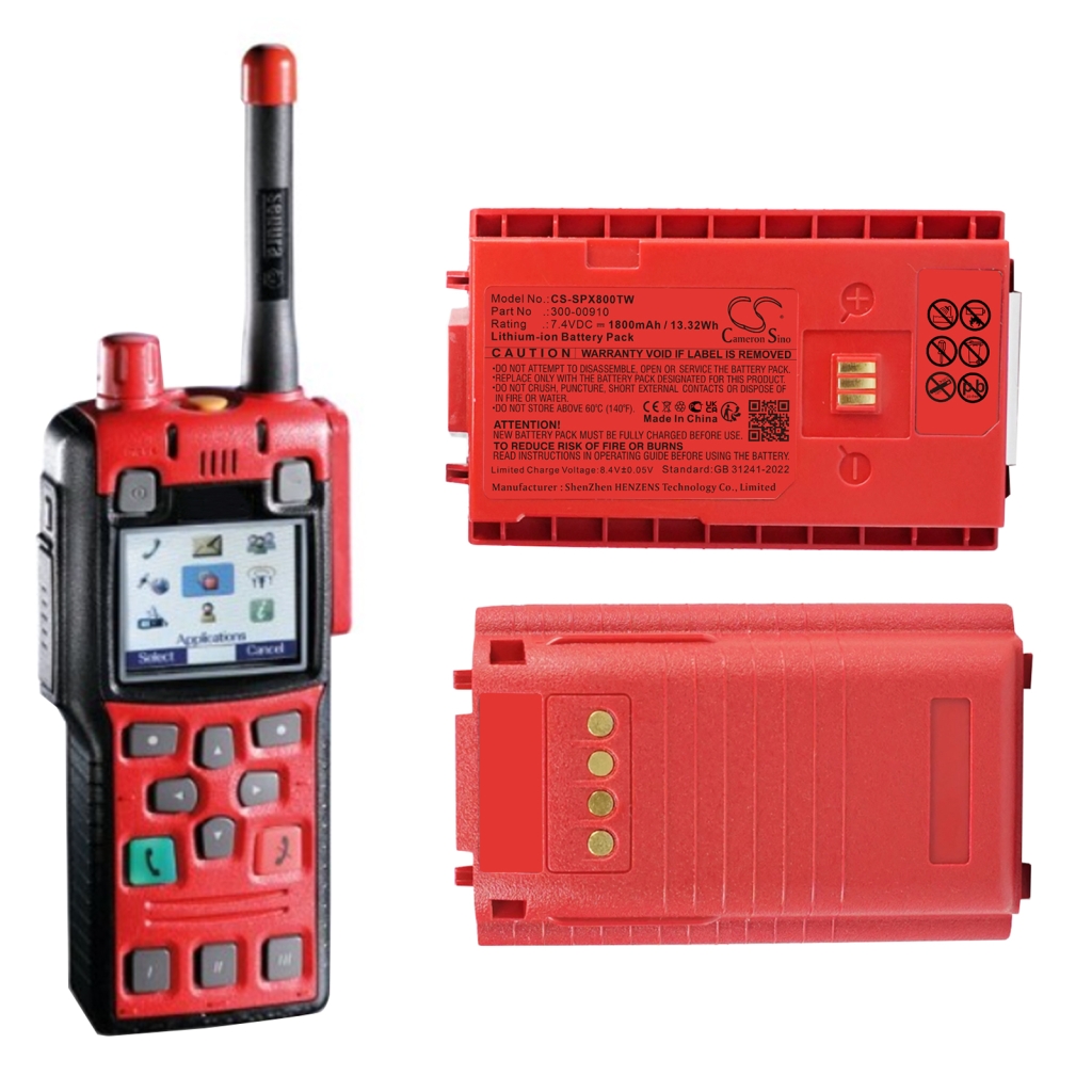 Walkie-Talkie Akkus Sepura CS-SPX800TW