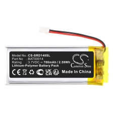 Compatible battery replacement for Cardo BAT00014