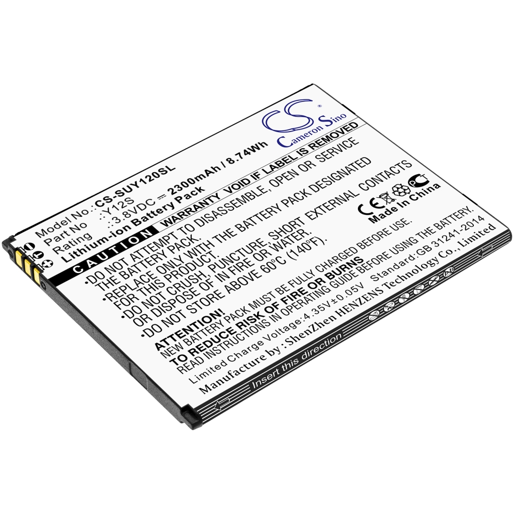 Batterie de téléphone portable Sugar CS-SUY120SL