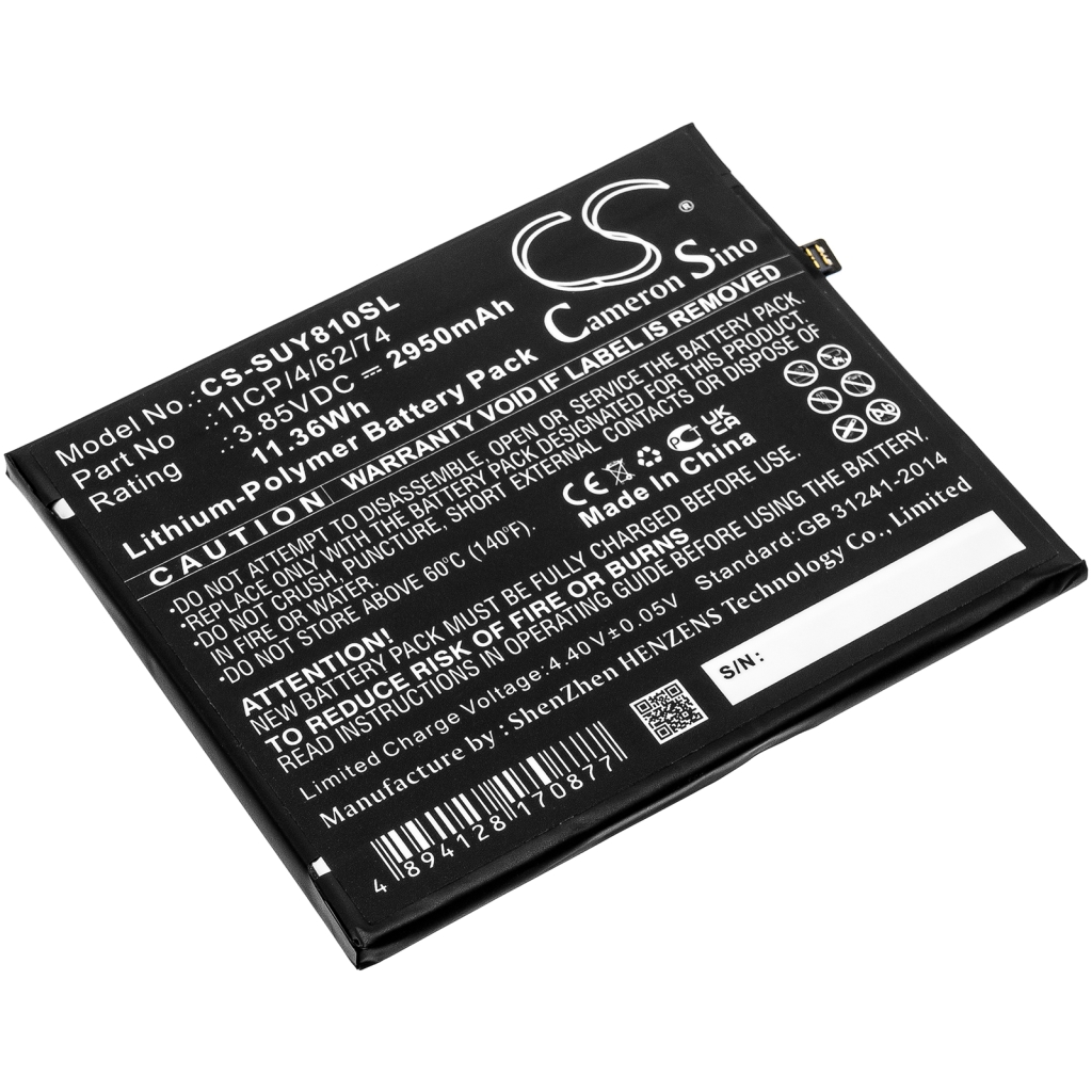 Batterie de téléphone portable Sugar CS-SUY810SL