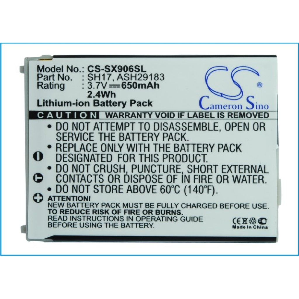 Batterie de téléphone portable Sharp CS-SX906SL