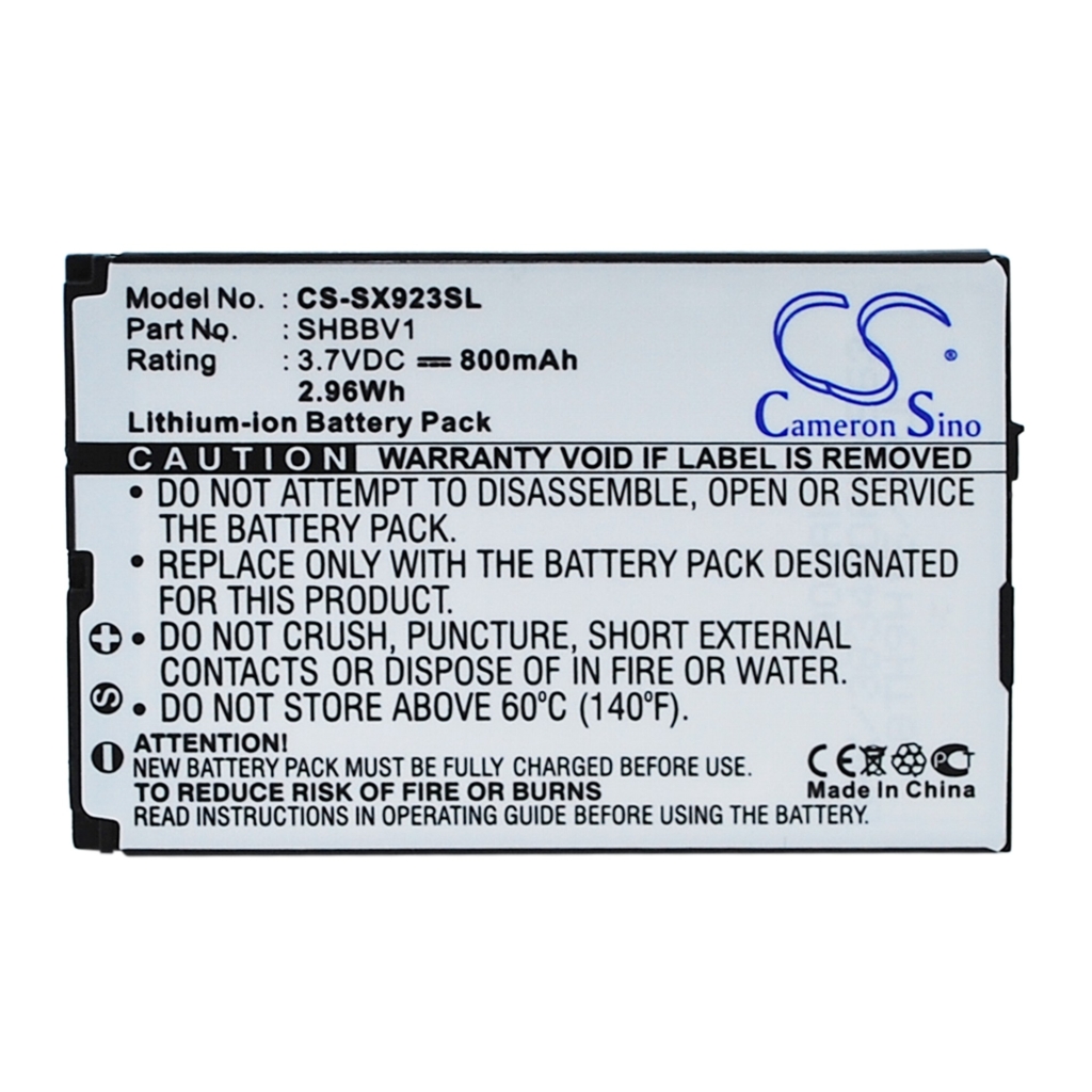Batterie de téléphone portable Sharp CS-SX923SL