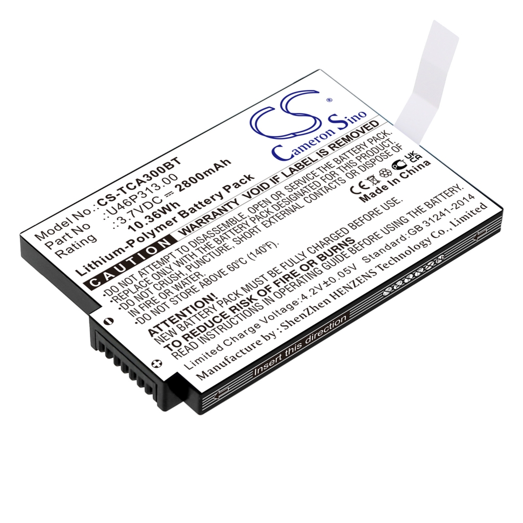 Remplacement de batterie compatible pour Xfinity U46P313.00