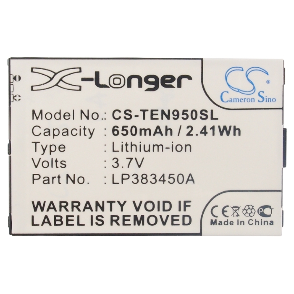Batteries Remplace LP383450A