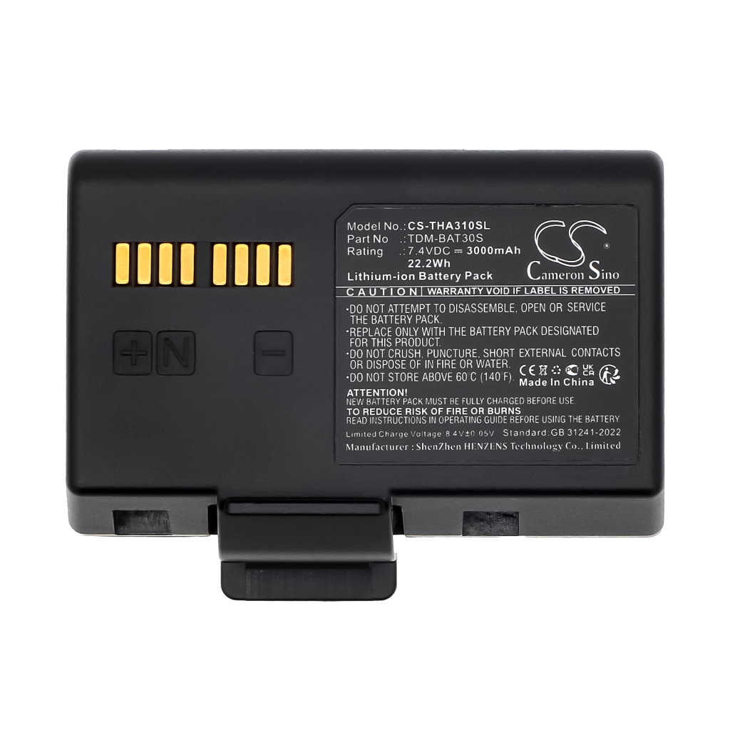 Batterie d'imprimante Tsc CS-THA310SL