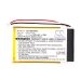 Remplacement de batterie compatible pour TomTom 360103150