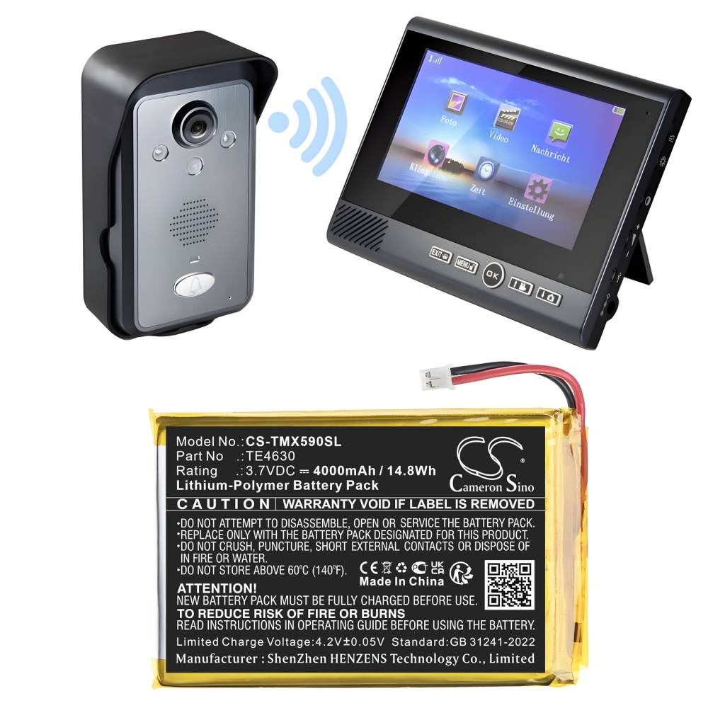 Home Security Camera Battery Technaxx CS-TMX590SL
