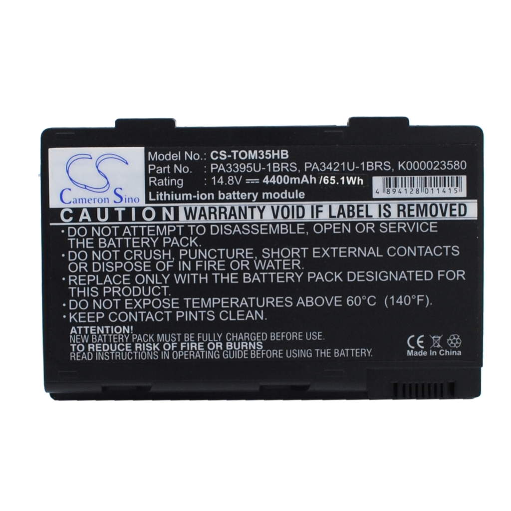 Batteries Remplace PA3421U-1BRS