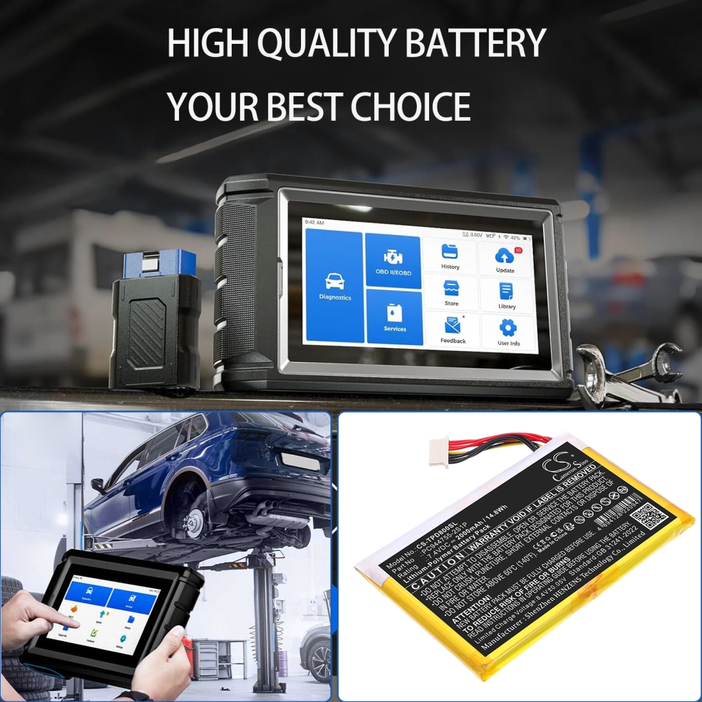 Batteries Équipement Batterie CS-TPD800SL