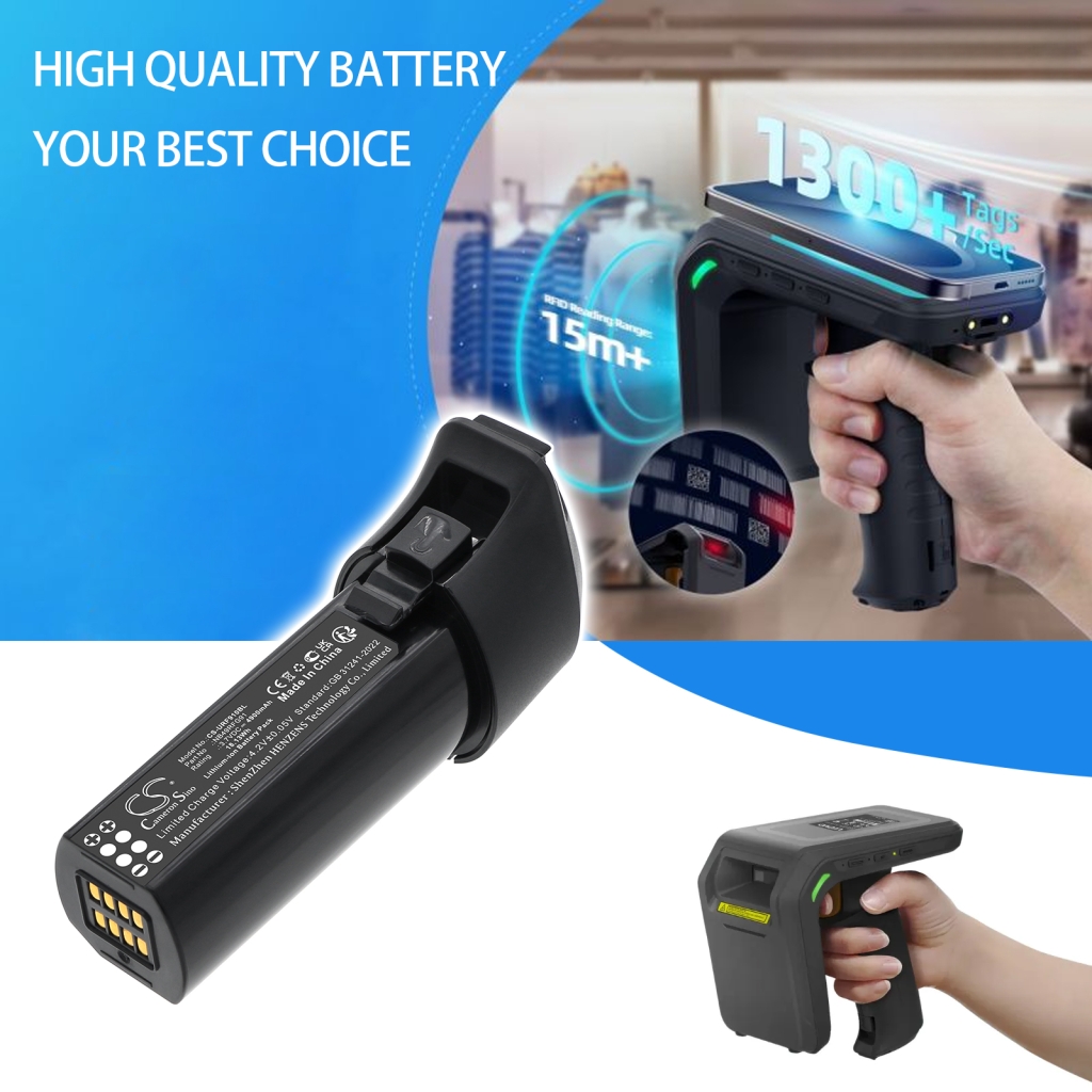 Code à barres, Scanner Batterie du scanner Urovo CS-URF910BL