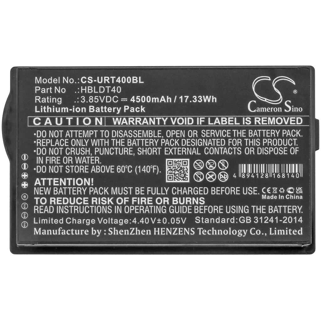 Code à barres, Scanner Batterie du scanner Urovo CS-URT400BL
