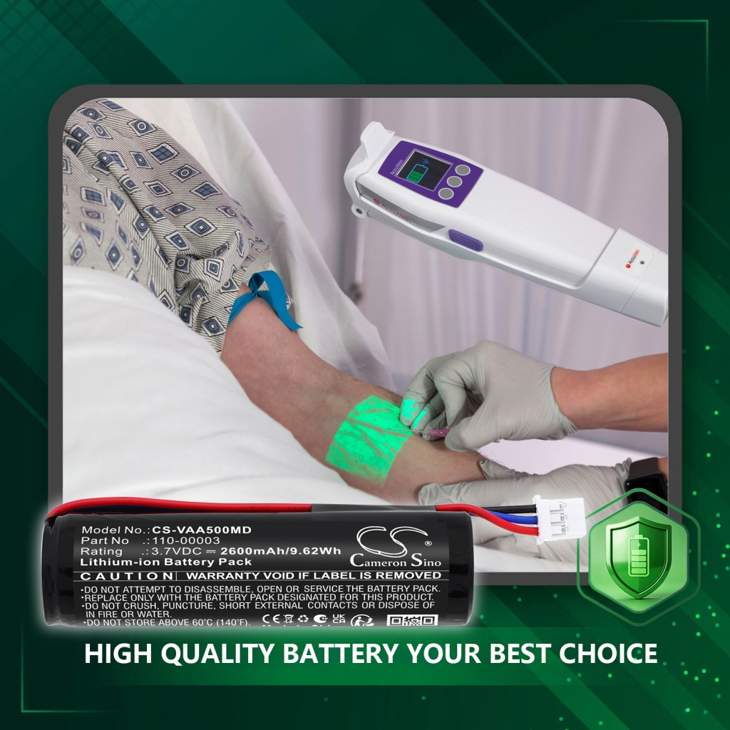 Battery compatible with Veins
