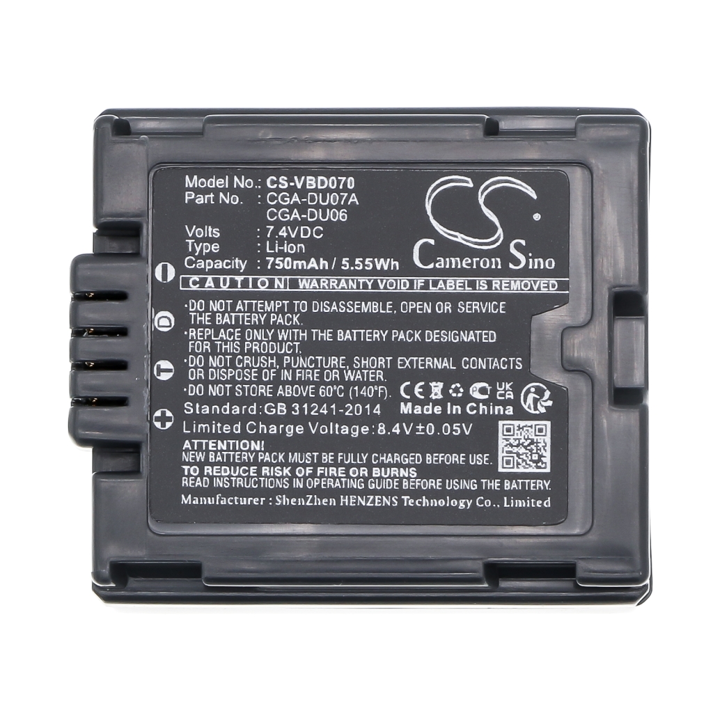 Batterie de l'appareil photo HITACHI DZ-HS301SW