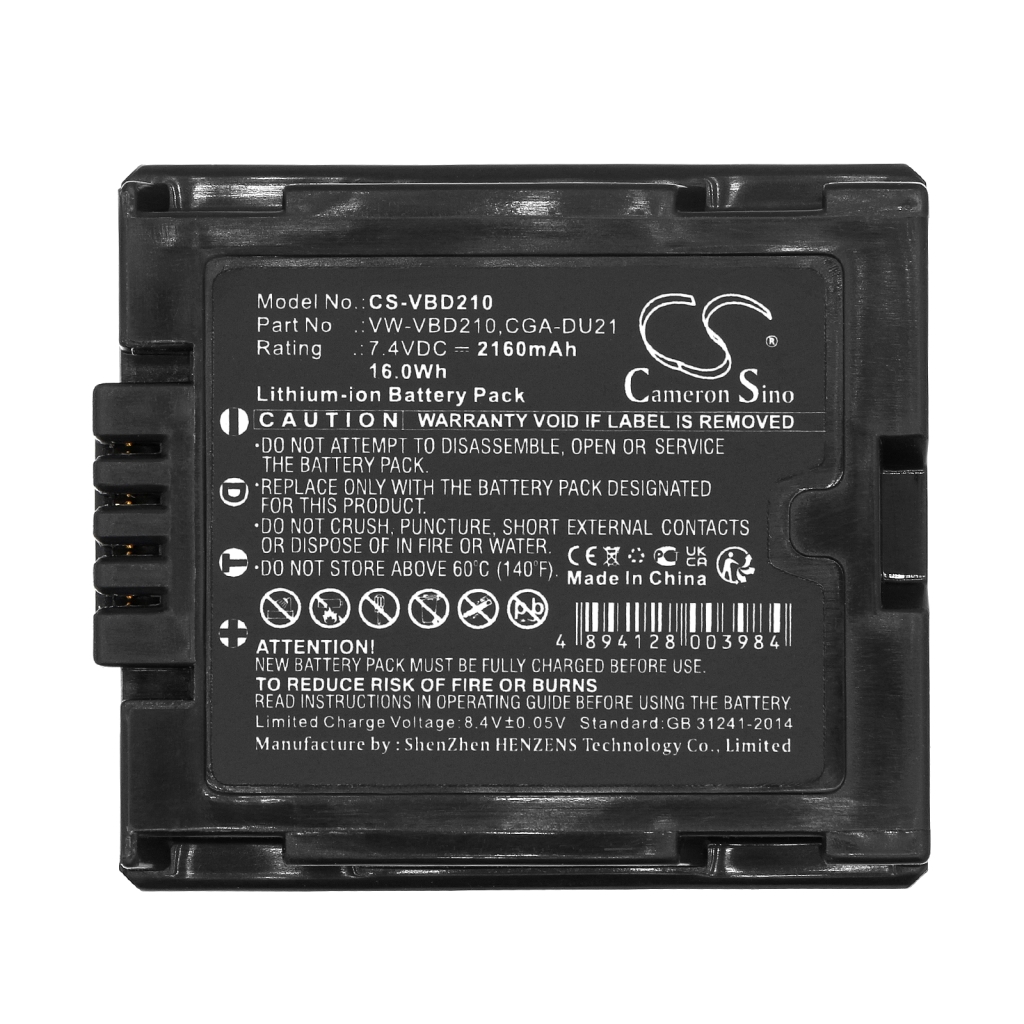 Batteries Remplace DZ-BP7SW