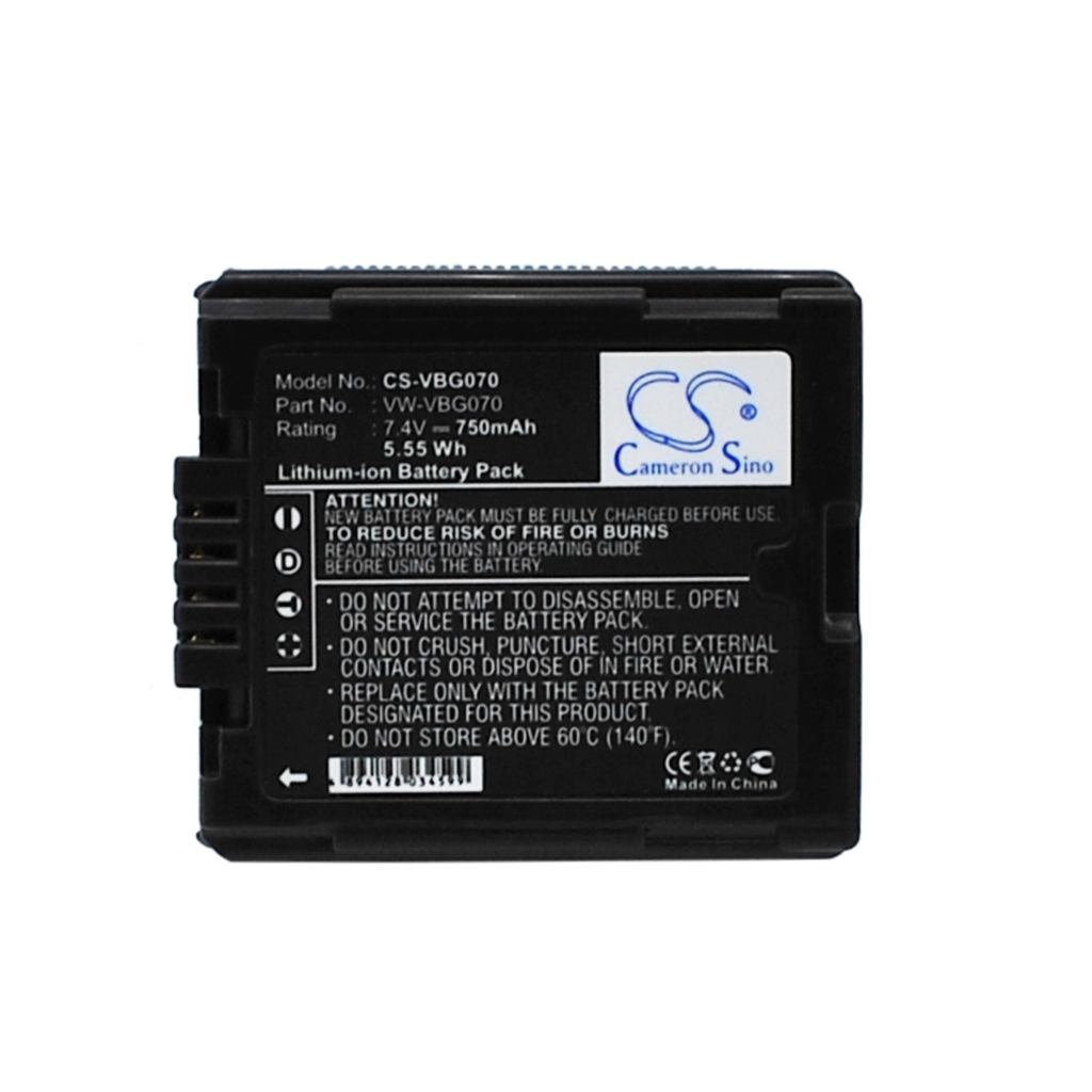 Batterie de l'appareil photo Panasonic SDR-H40