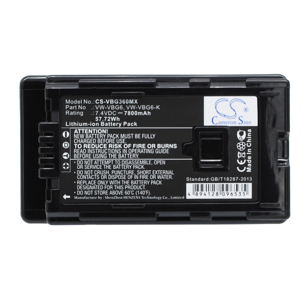 Batterie de l'appareil photo Panasonic PV-GS500