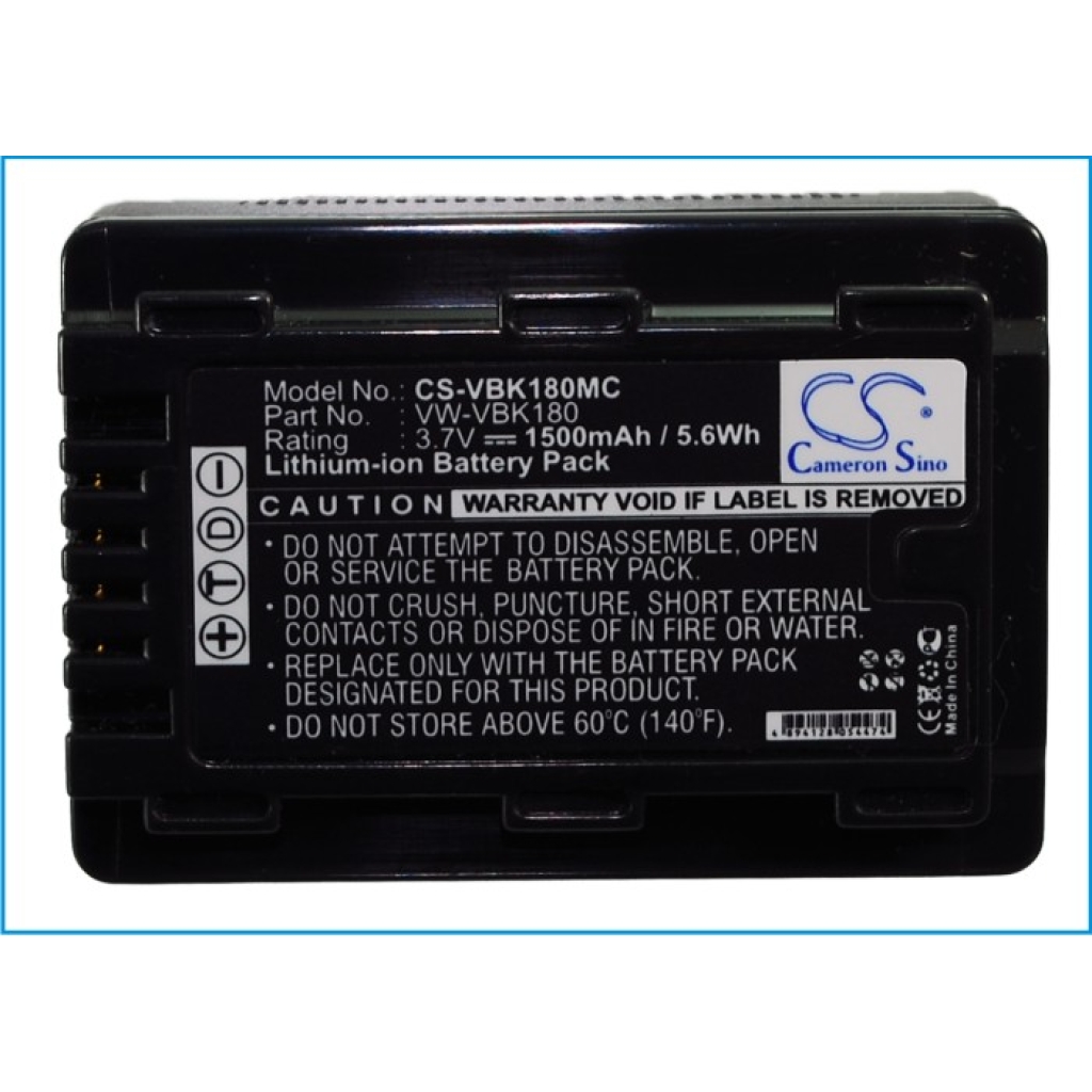 Batterie de l'appareil photo Panasonic HDC-SDX1