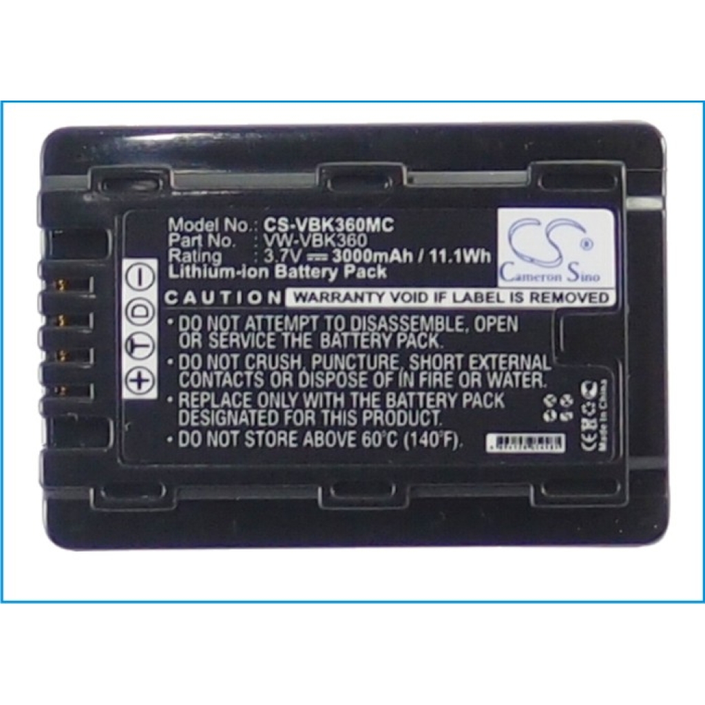 Batteries Remplace VW-VBK360