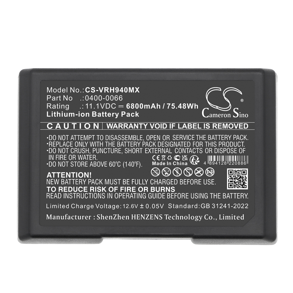 Batterie Remplace 0400-0121