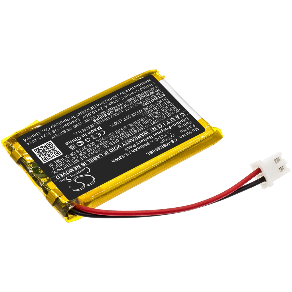 Remplacement de batterie compatible pour Velocitek VTK86
