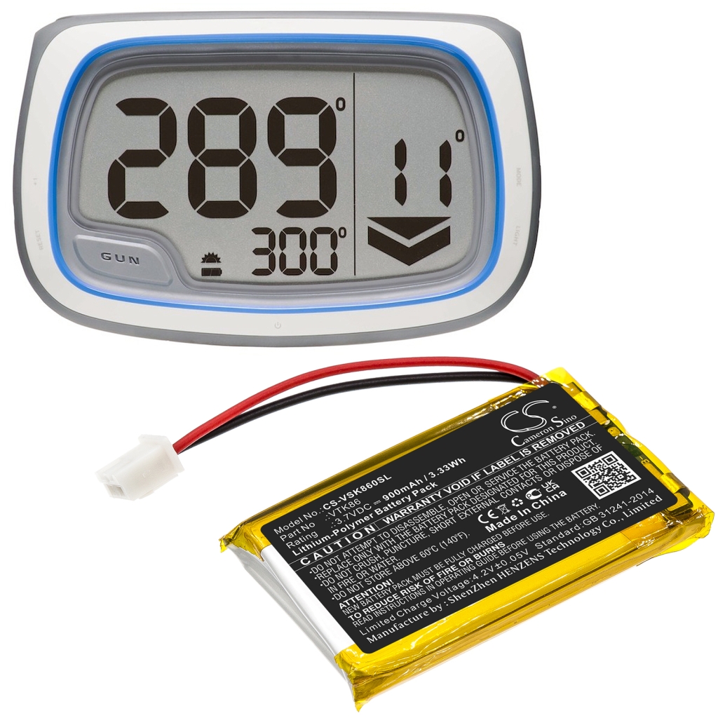 Remplacement de batterie compatible pour Velocitek VTK86