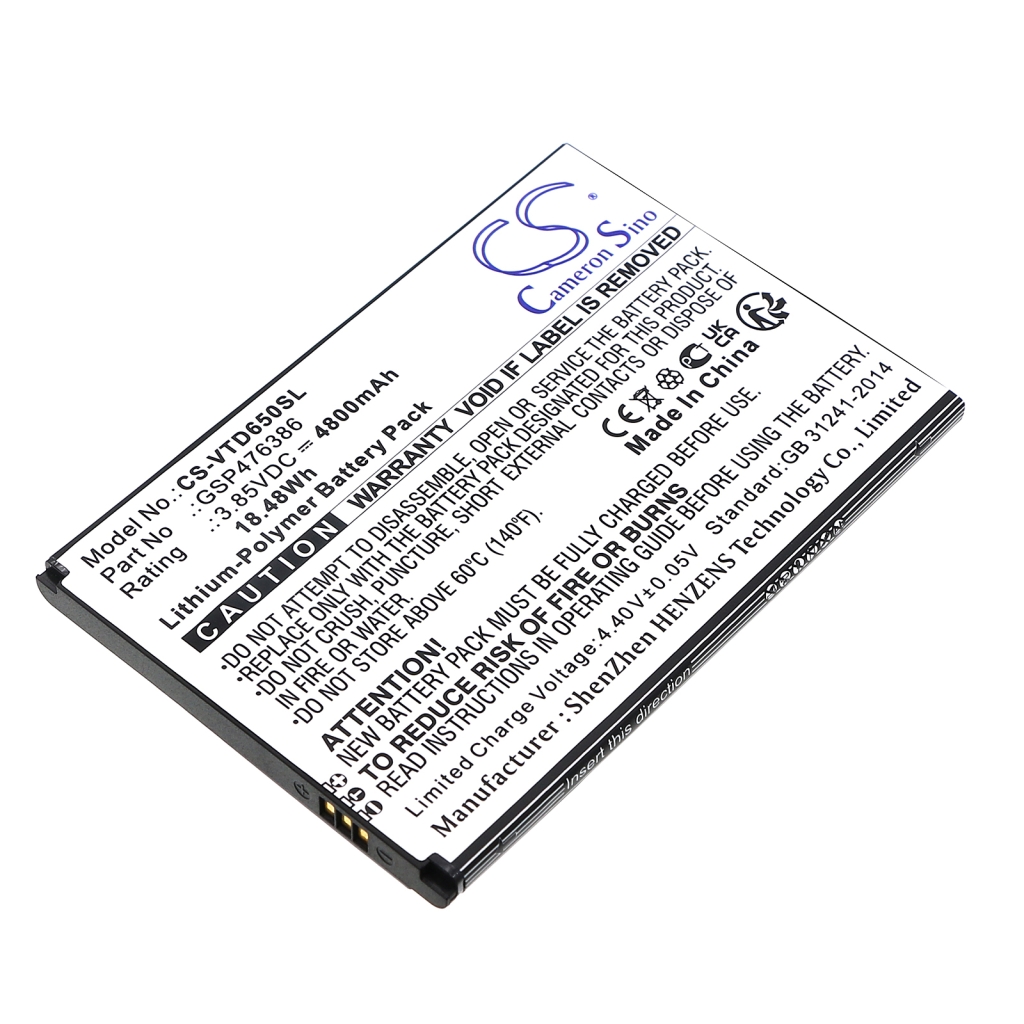 Batterie de téléphone portable Vortex CS-VTD650SL