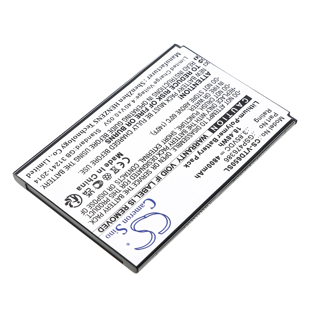 Batterie de téléphone portable Vortex CS-VTD650SL