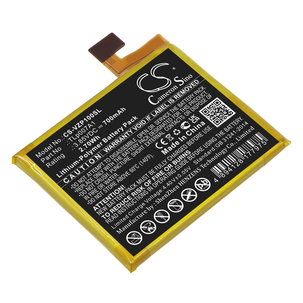 Batterie de téléphone portable Verizon CS-VZP100SL