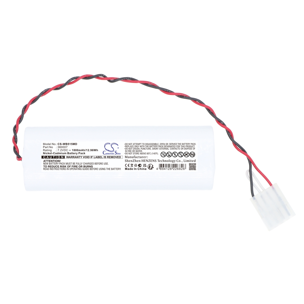 Akku kompatibel mit Welch-Allyn CS-WB515MD
