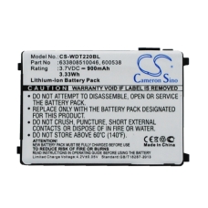 Remplacement de batterie compatible pour Falcon 1400-202501G,191-908304-200,201709,4006-0319,600538...