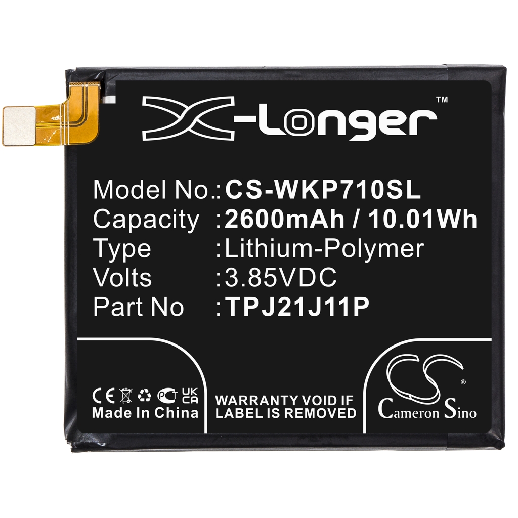 Batterie de téléphone portable Wiko CS-WKP710SL