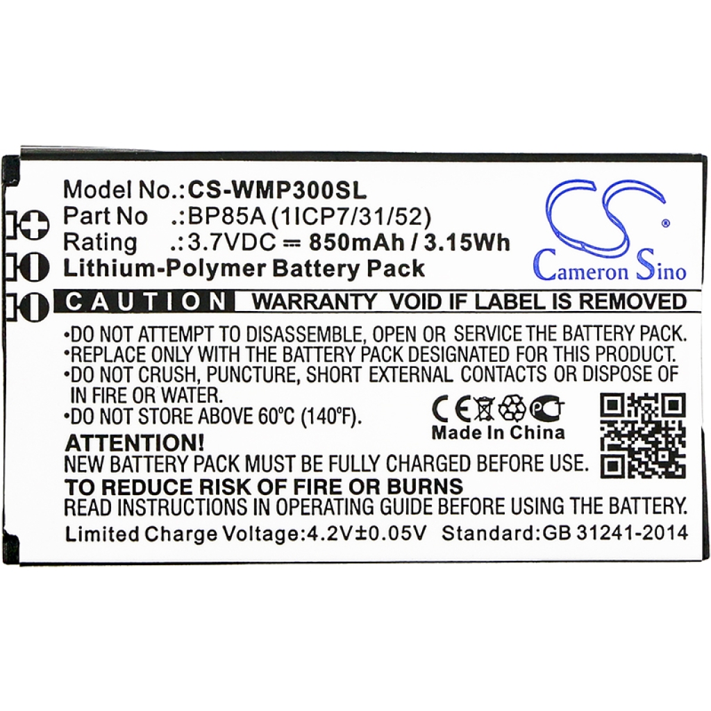 GPS, Batterie de navigation Wm systems CS-WMP300SL